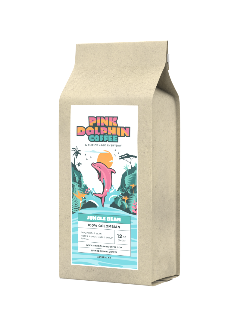 JUNGLE BEAN | Medium Roast Whole Bean Coffee | 12 oz